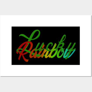 Lucky rainbow Posters and Art